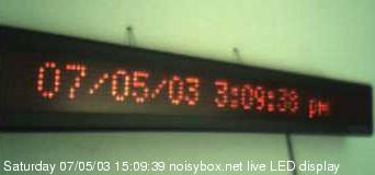 led sign webcam